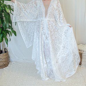 Hand made Boho  Maternity dress for photo session